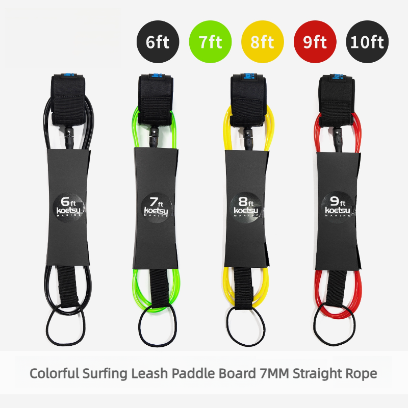 Colorful Surf Leash 7mm, SUP P - Surfboard Leash review and price