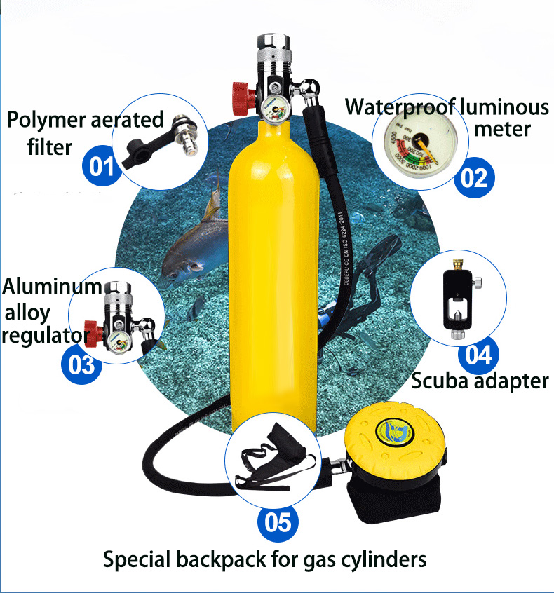 Oxygen Cylinder Dive scuba Por - Diving Mask review and price