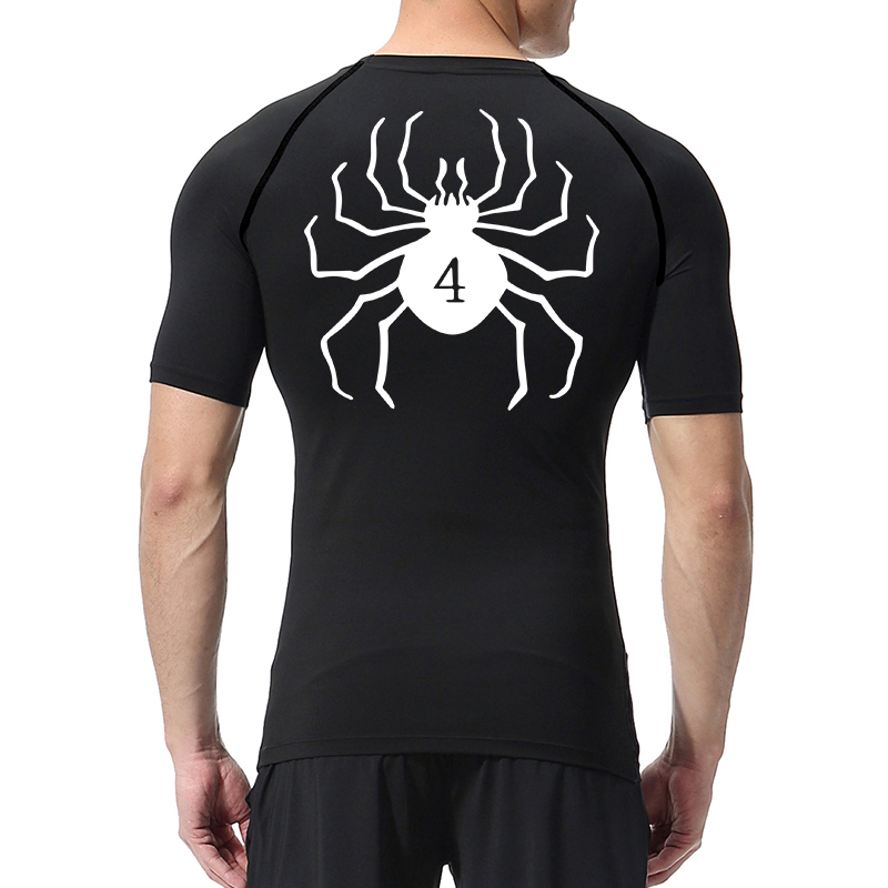 Spider Print Compression Shirt - Rash Guard review and price