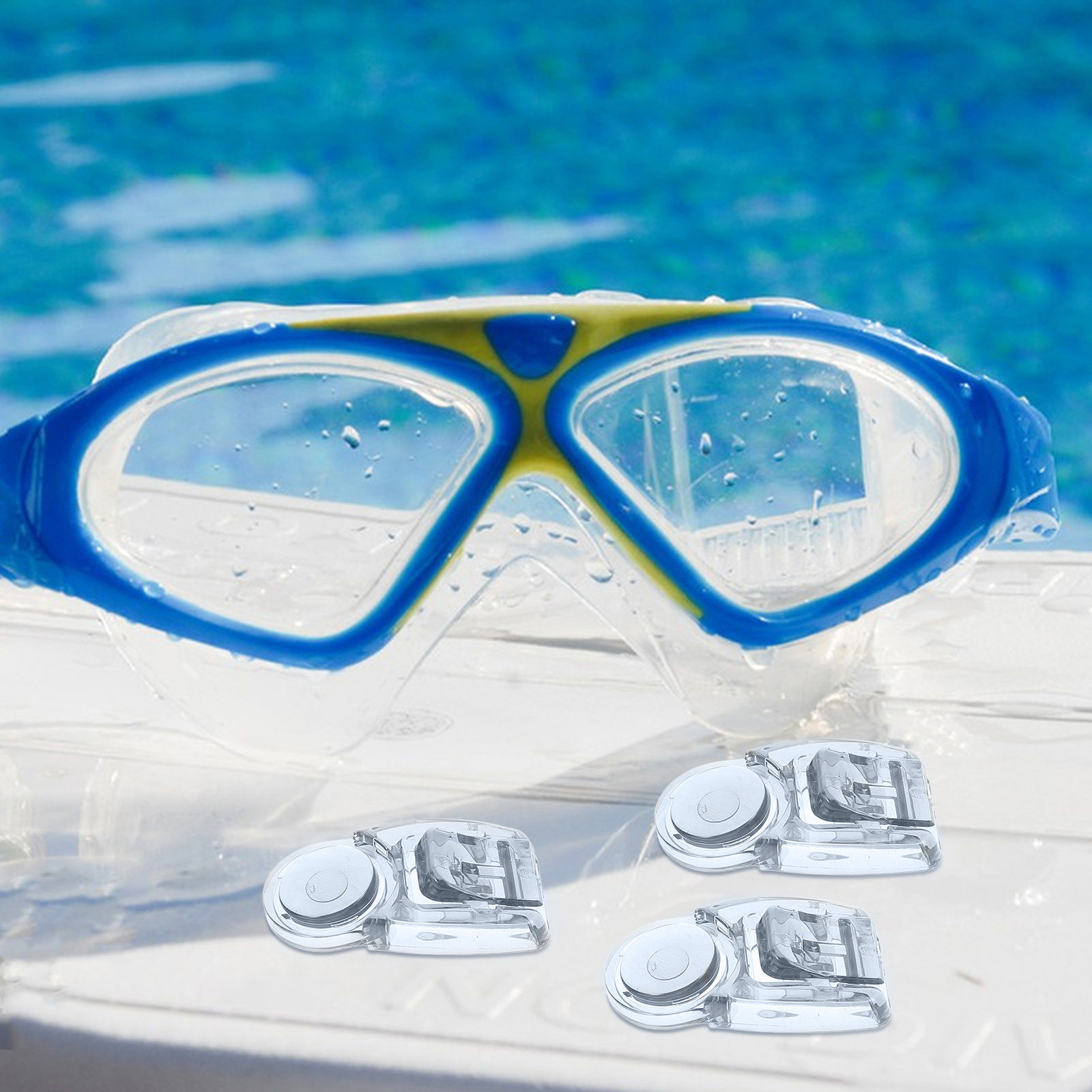 4Pcs Universal Swim Goggles Bu - Goggles Swim review and price