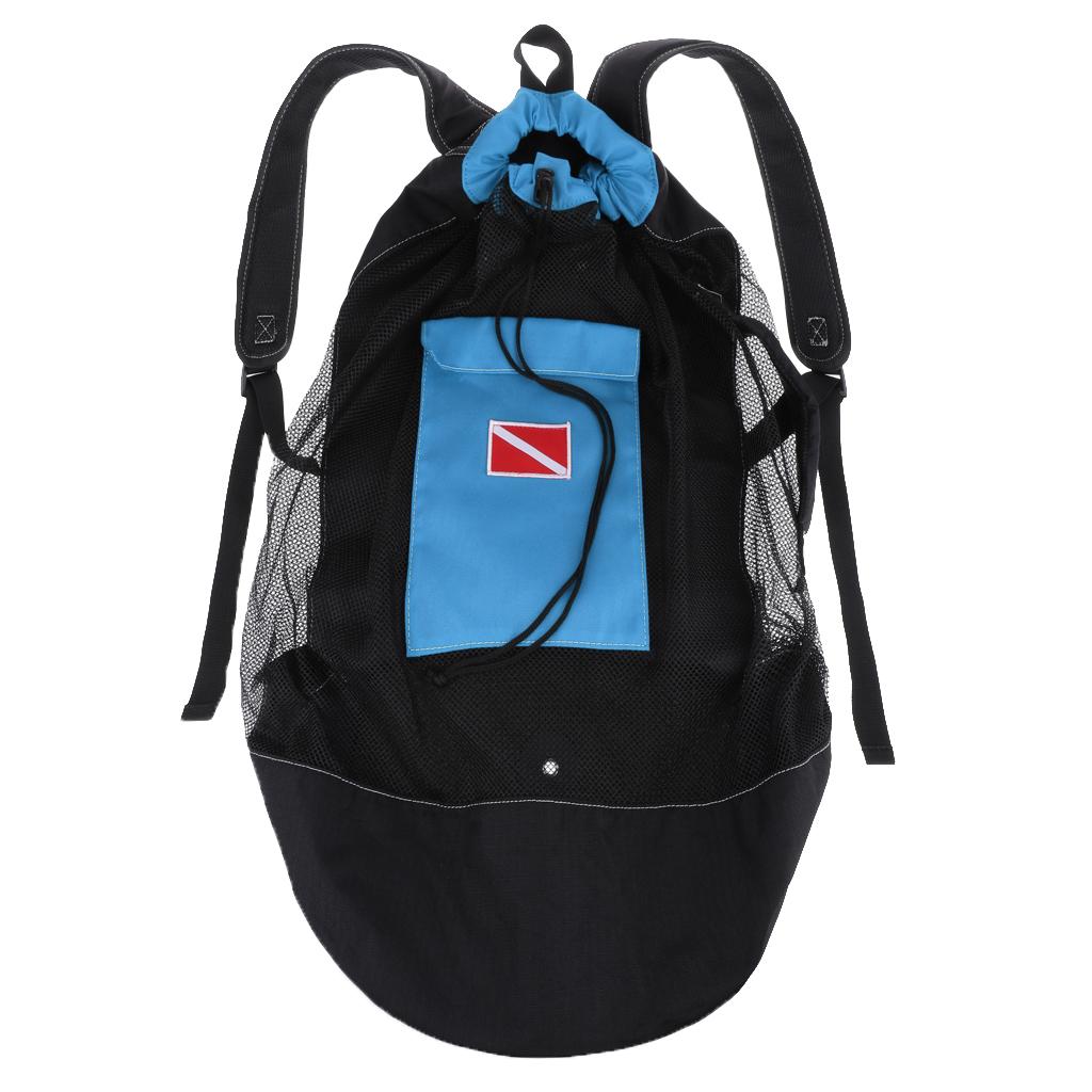 Scuba Diving Mesh Backpack 80L - Snorkeling Gear review and price
